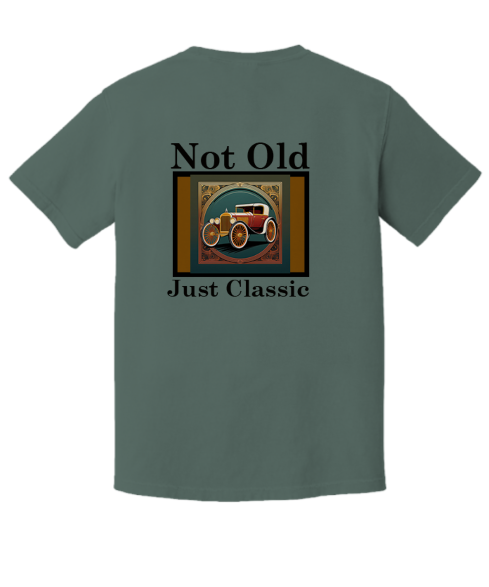 Not Old, Just Classic, T-Shirt Gift For Senior, Celebrating Our Vintage Family Member