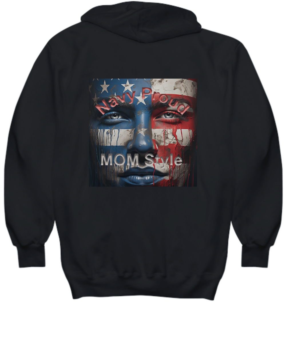 Navy Mom Hoodie, Proud Navy Mom, Hoodie