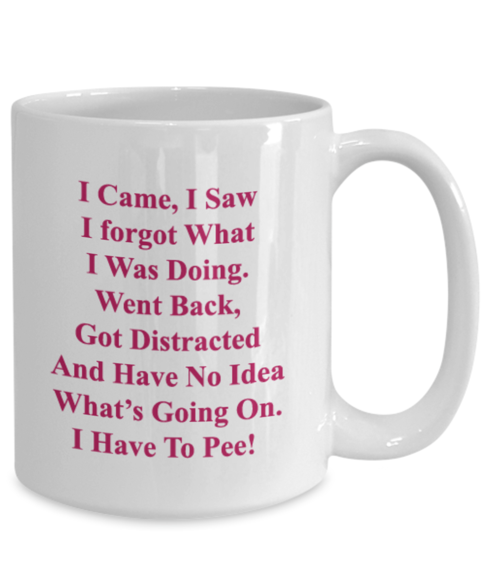 Funny Coffee Cup For Older Person, Gift For Coffee Lover,