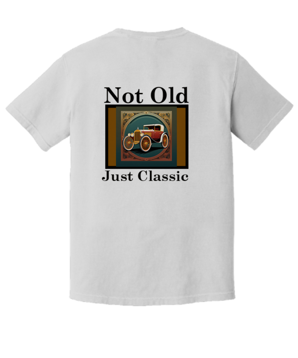 Not Old, Just Classic, T-Shirt Gift For Senior, Celebrating Our Vintage Family Member