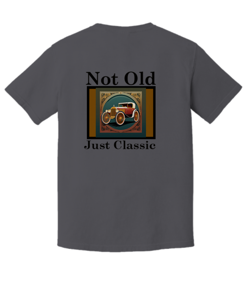 Not Old, Just Classic, T-Shirt Gift For Senior, Celebrating Our Vintage Family Member