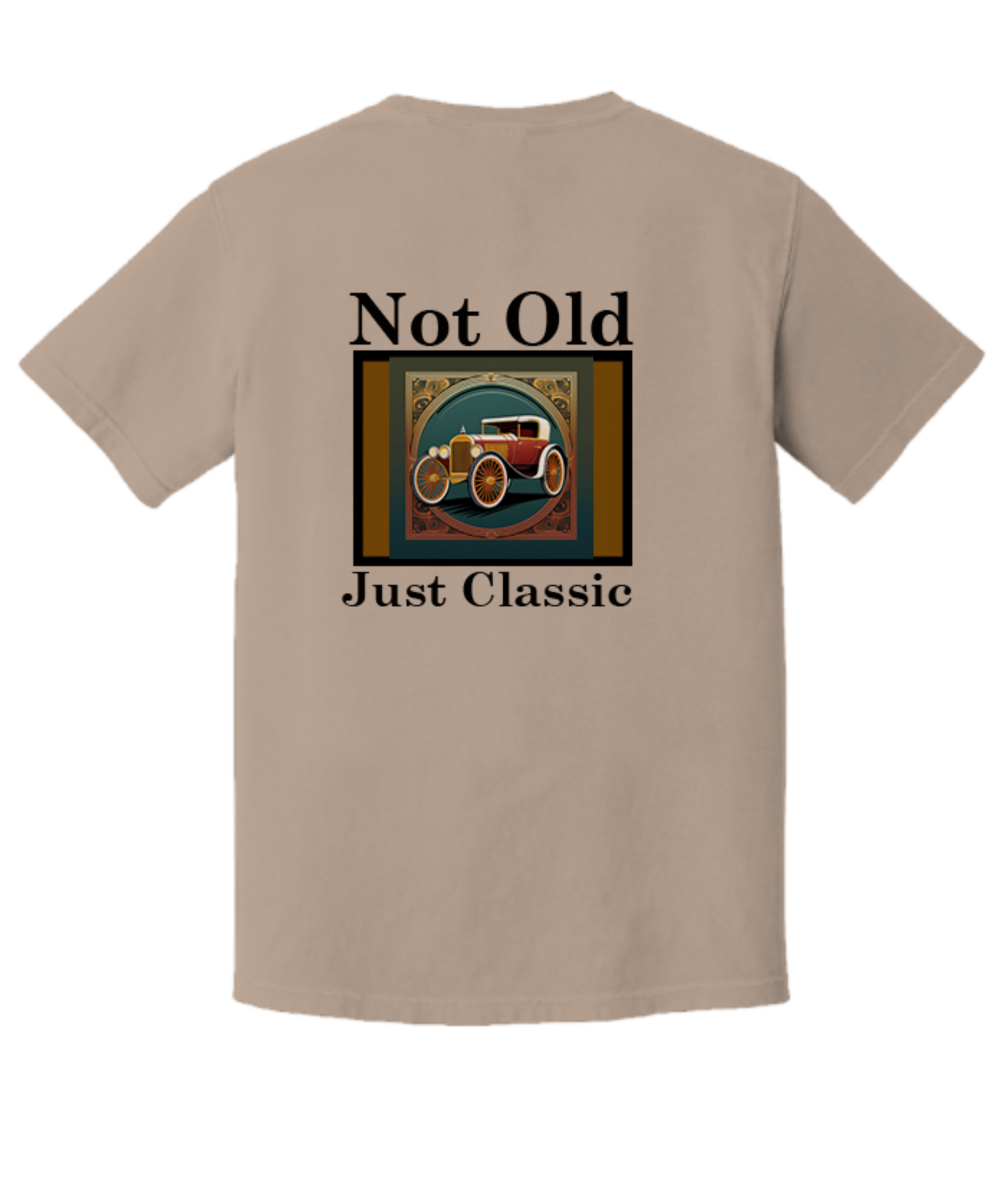 Not Old, Just Classic, T-Shirt Gift For Senior, Celebrating Our Vintage Family Member