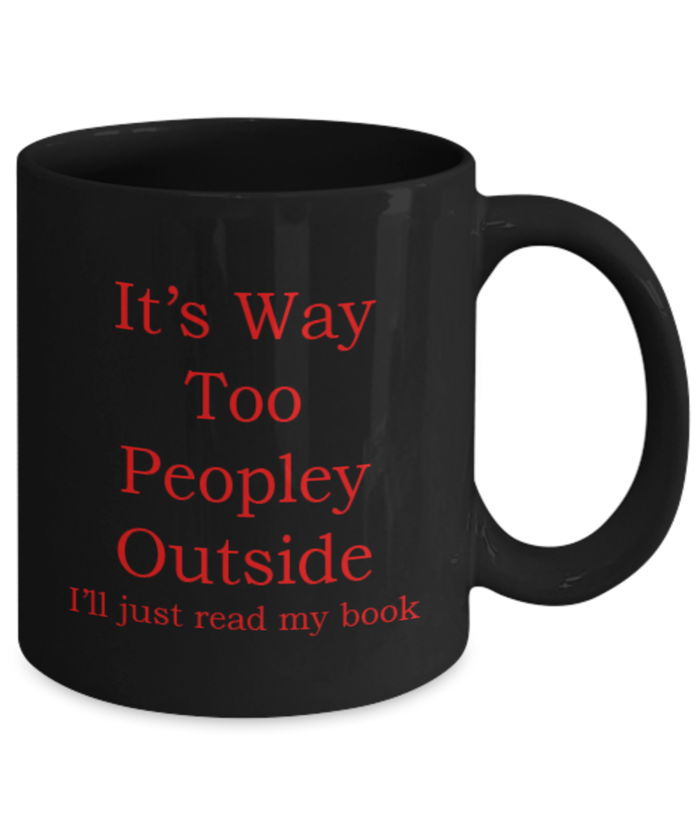 For the Avid Reader, Gift For The Book Worm, I Love Reading, Coffee Cup