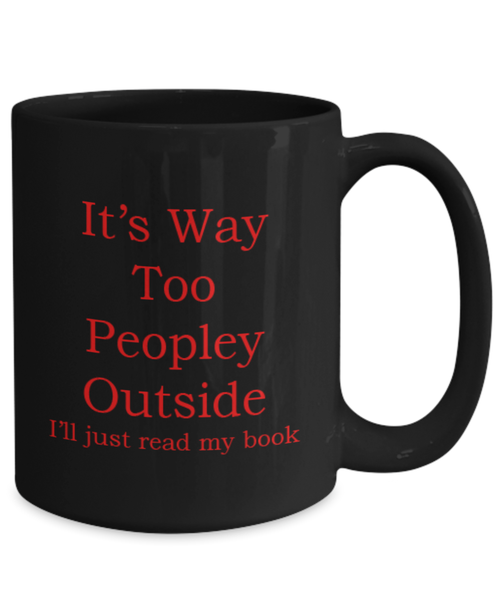 For the Avid Reader, Gift For The Book Worm, I Love Reading, Coffee Cup