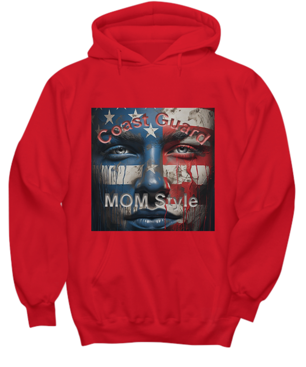 Coast Guard Mom Hoodie, Proud Coast Guard Mom, Hoodie