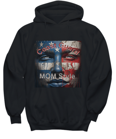 Coast Guard Mom Hoodie, Proud Coast Guard Mom, Hoodie