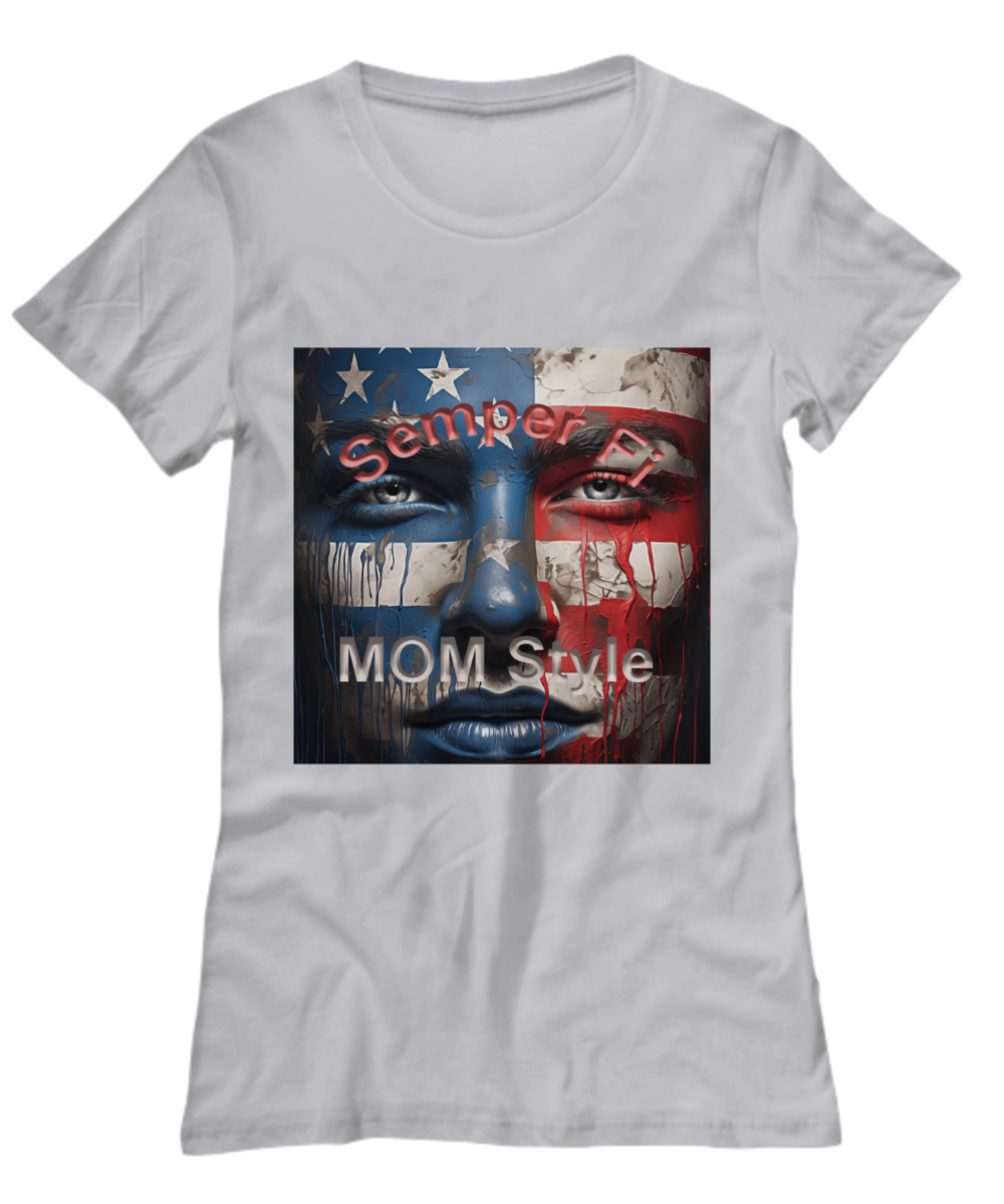 Marine Mom T-Shirt, Mom of a Marine, Oorah Mom T-Shirt