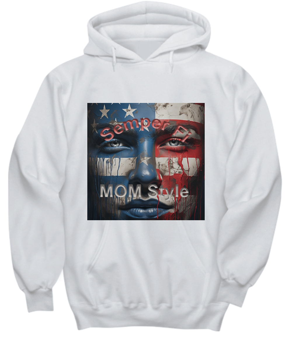 Marine Corps Mom Hoodie, Semper Fi Mom, Hoodie