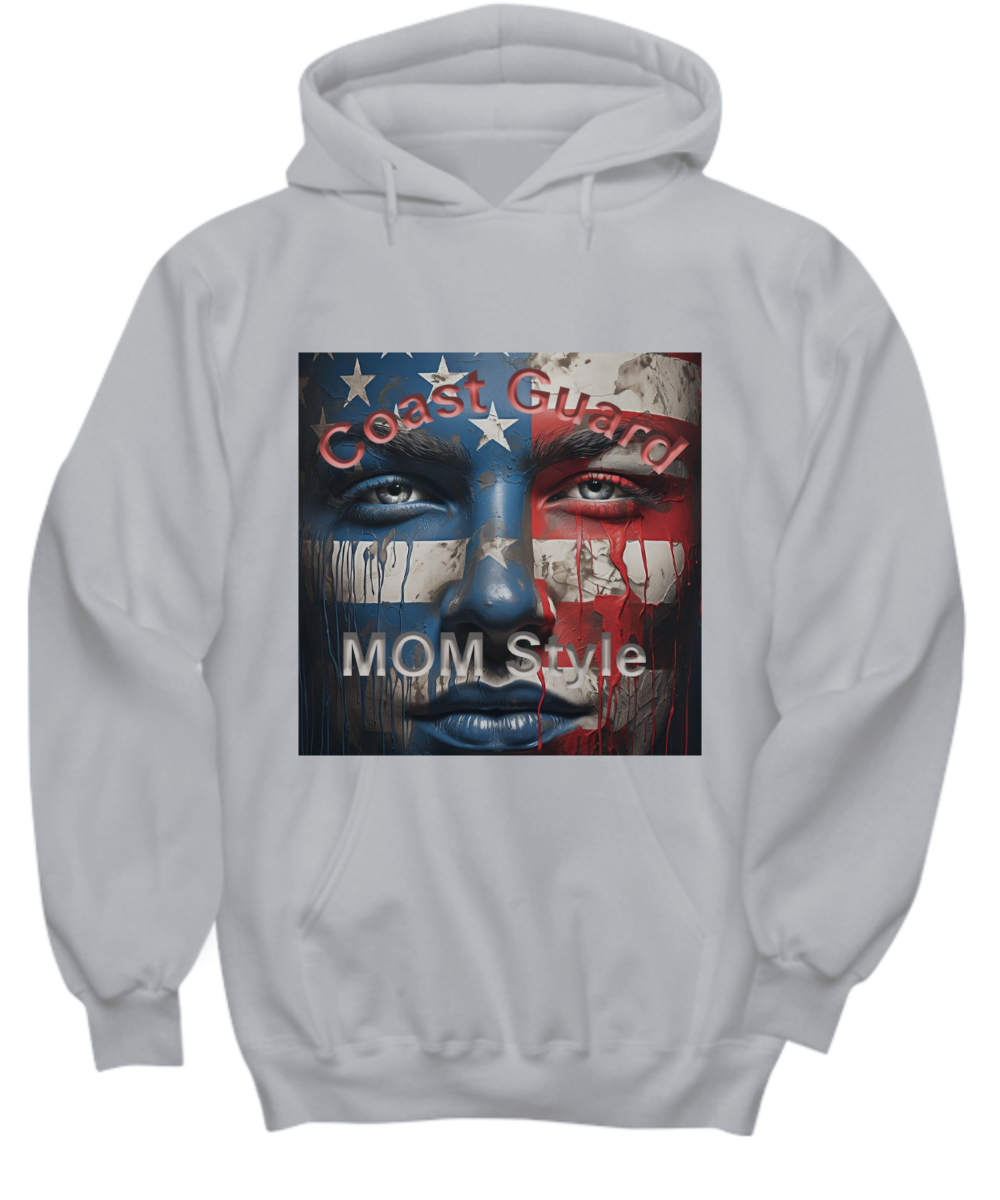 Coast Guard Mom Hoodie, Proud Coast Guard Mom, Hoodie