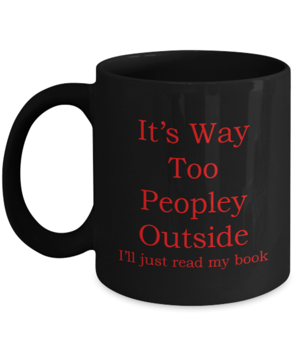 For the Avid Reader, Gift For The Book Worm, I Love Reading, Coffee Cup