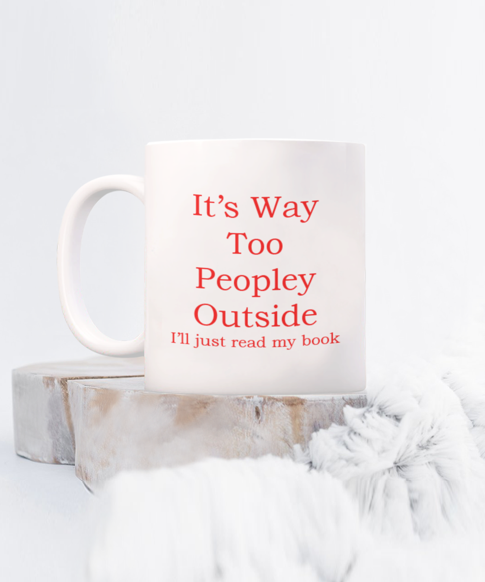 For the Avid Reader, Gift For The Book Worm, I Love Reading, Coffee Cup