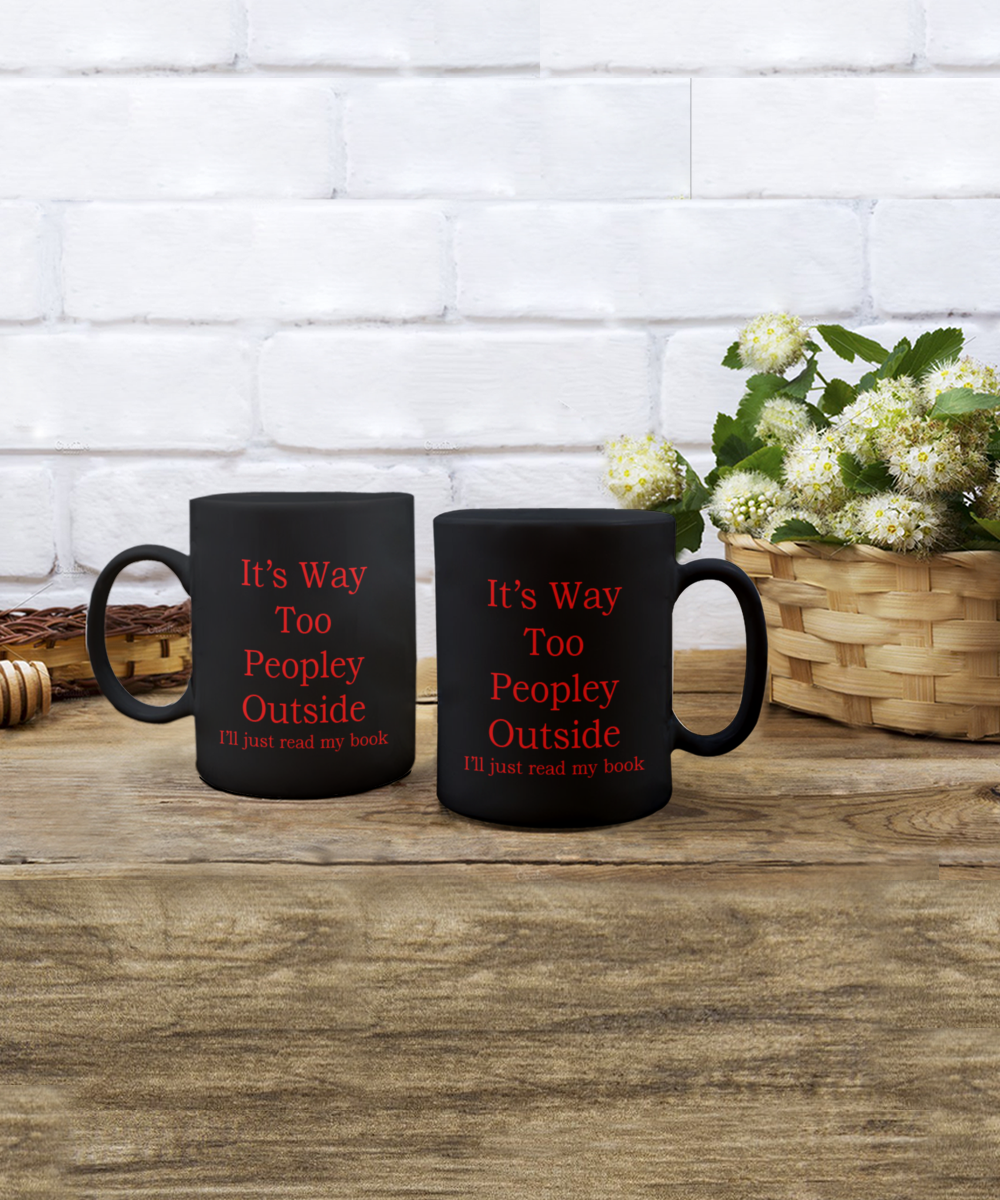 For the Avid Reader, Gift For The Book Worm, I Love Reading, Coffee Cup