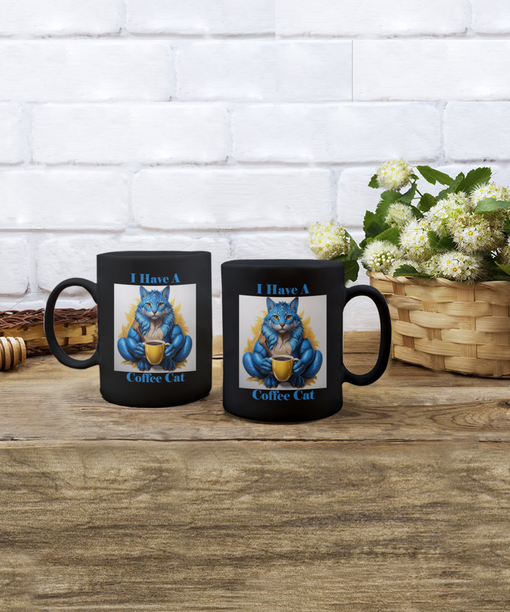 I Love My Cat, Cat's Rule, I Love Coffee, Coffee Cup Gift