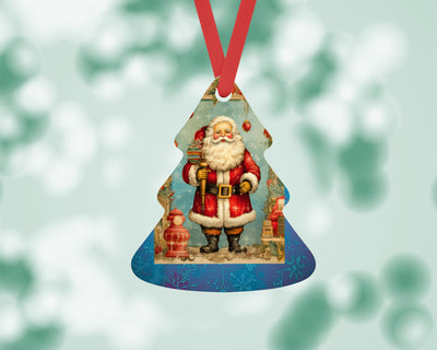 Santa Christmas Tree Ornament