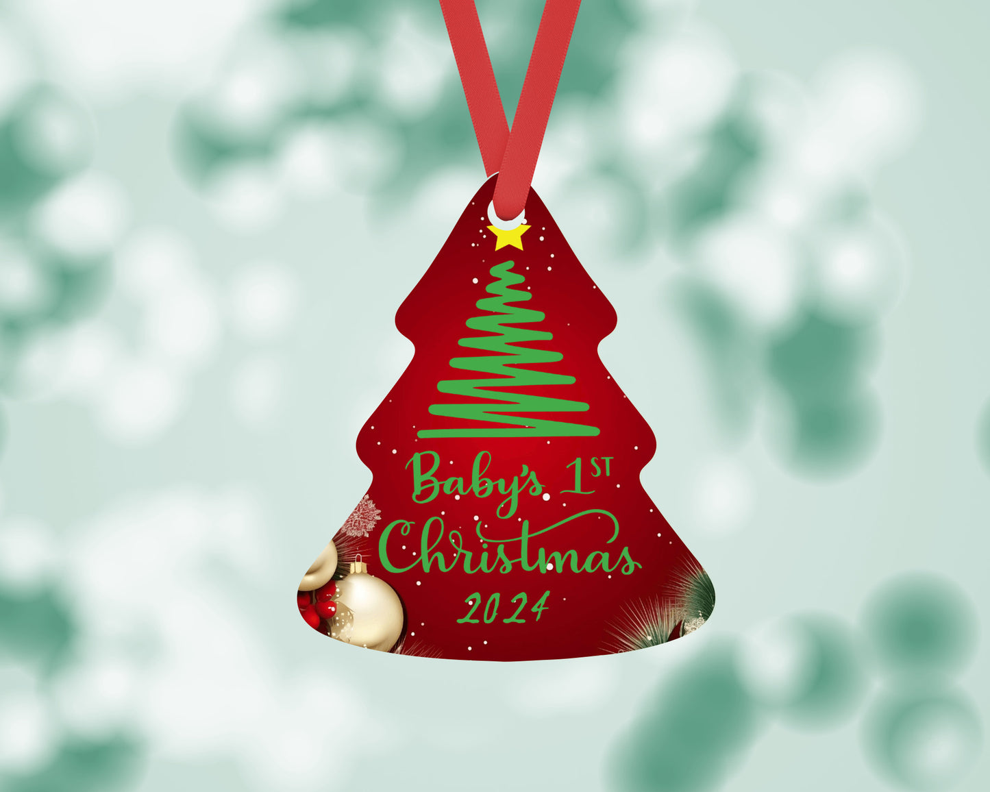 Baby First Christmas Tree Ornament