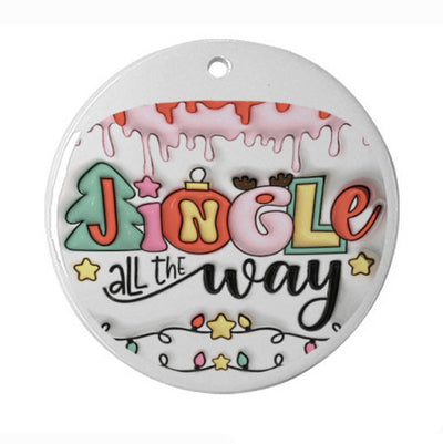 Jingle all the Way 3D Ornament