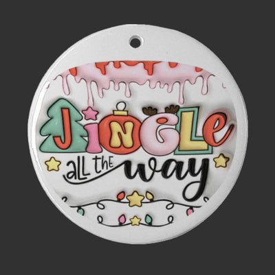 Jingle all the Way 3D Ornament