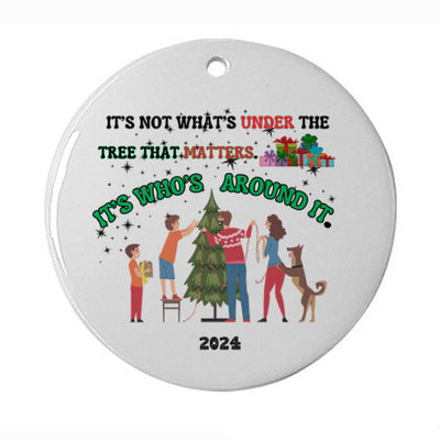 Family Tree Ornament, Family 2024 Ornament, Christmas 2024 Ornament, Family Ornament, Christmas Ornament, Christmas Decor