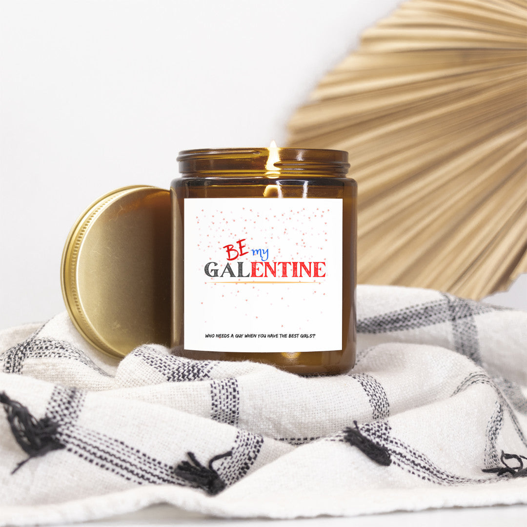 Be My GALentine" Candle, Funny Valentine’s Day Gift for Girlfriends, Soy Wax Container Candle, Perfect for Celebrating Your Besties