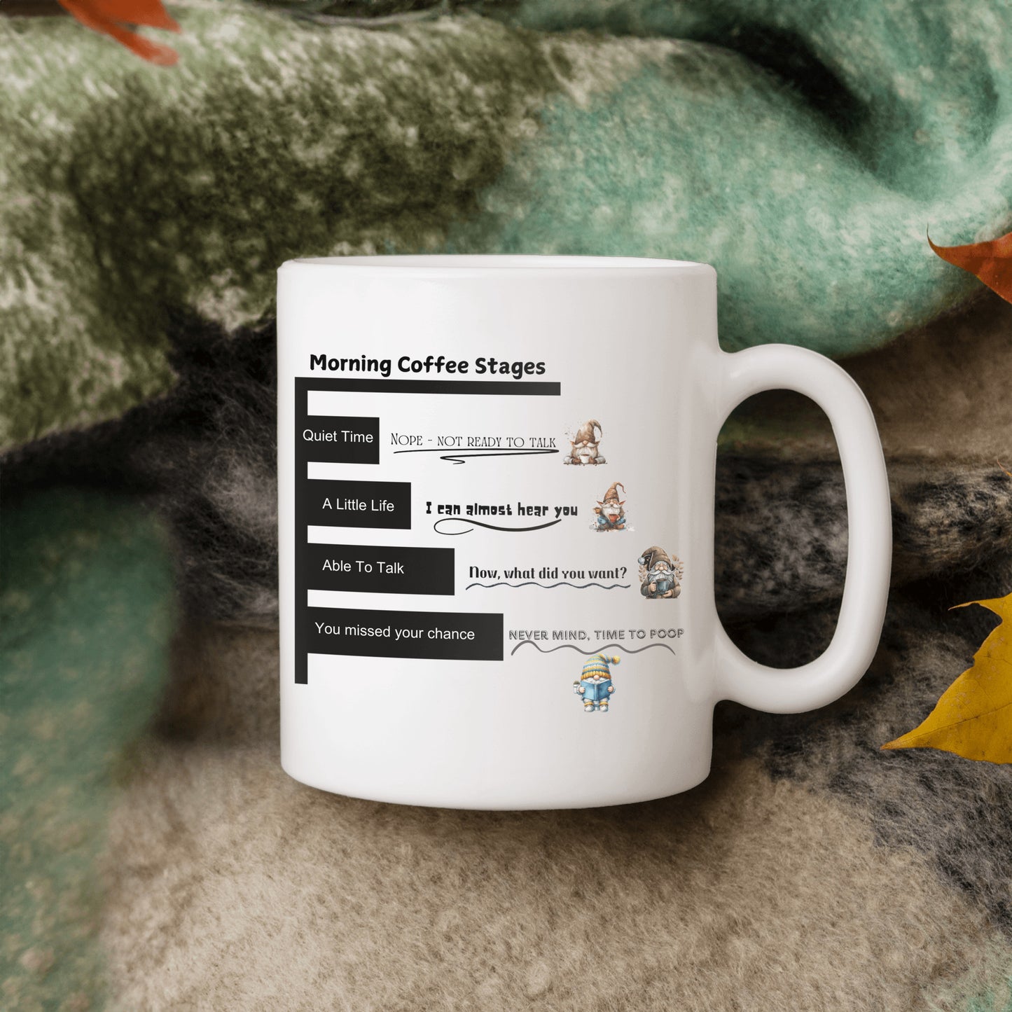 Funny Coffee Mug, Funny Mug with Lines, Shh Almost Now You May Speak Nevermind Time To Poop Morning Mug Funny Tea Cup Funny Gift Men Women