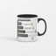 Funny Coffee Mug, Funny Mug with Lines, Shh Almost Now You May Speak Nevermind Time To Poop Morning Mug Funny Tea Cup Funny Gift Men Women