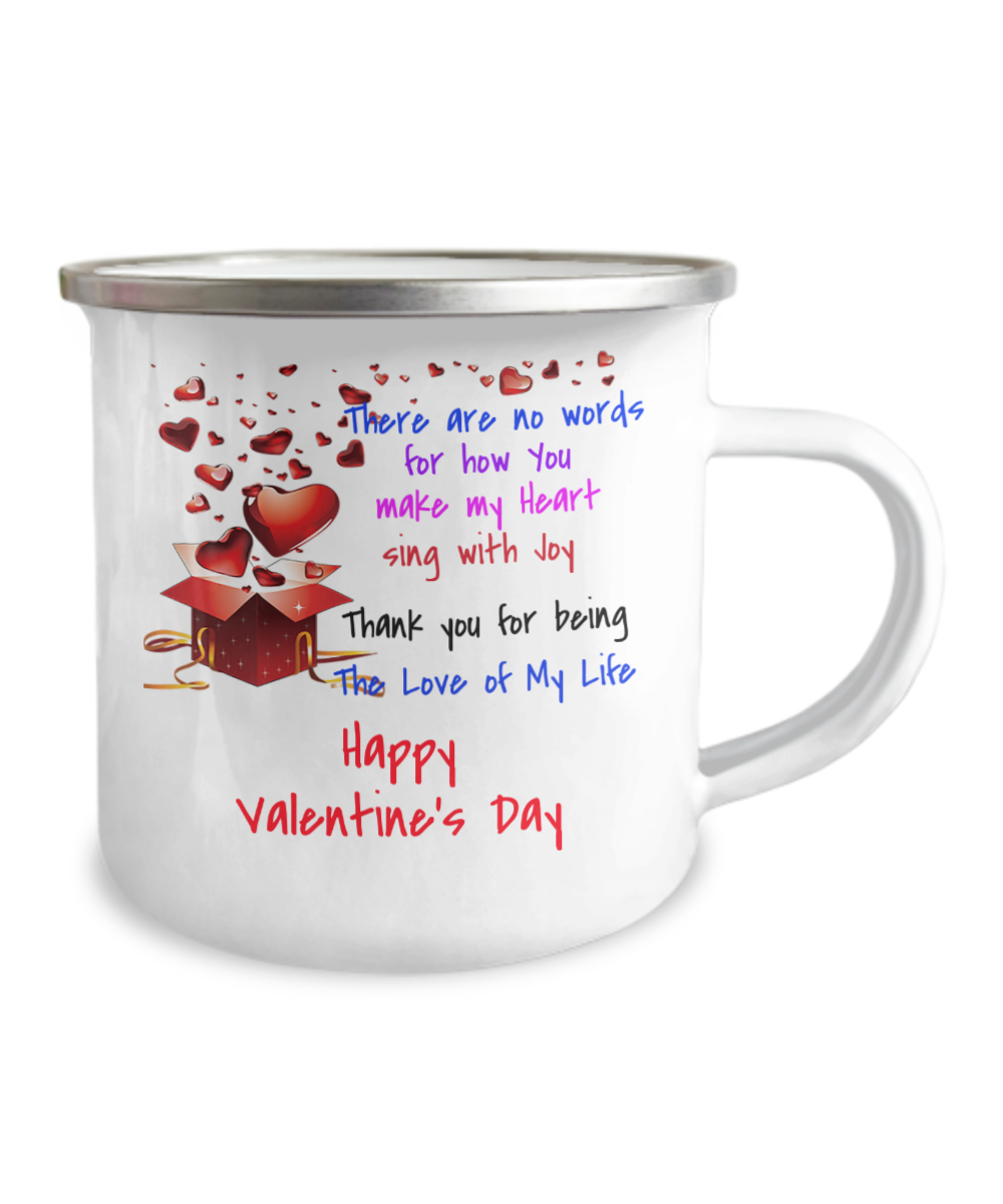 Camper Mug-You make my heart sing with love, Valentine's day gift idea, Coffee Mug For Valentine's Day, Happy Valentine's Day