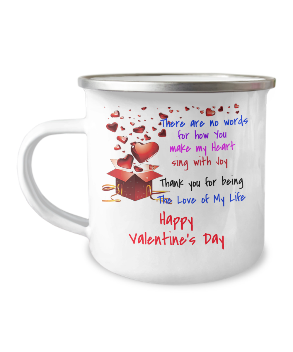 Camper Mug-You make my heart sing with love, Valentine's day gift idea, Coffee Mug For Valentine's Day, Happy Valentine's Day