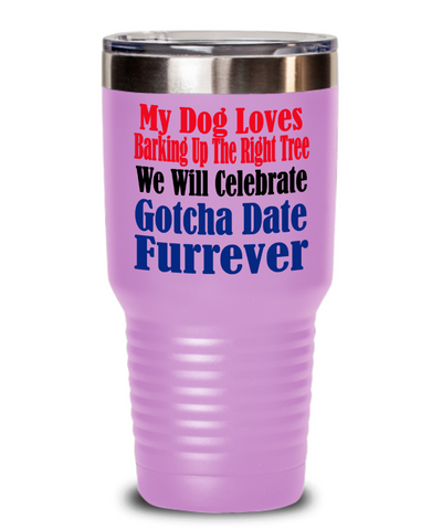 Tumbler-Adopt A Dog, Gift For Pet Gotcha Date, Gift For Dog Adoption, Pet Gotcha Date, Tumbler