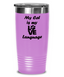 Tumbler-Best Cat Mom, Love Language Is Meow, The Cats Meow, Gift For Cat Owner