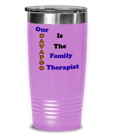 Cavapoo Dog, Owner of Cavapoo, Cavapoo Mom, Love Cavapoos, Our Cavapoo Is the Family Therapist, We Have A  Cavapoo, Tumbler