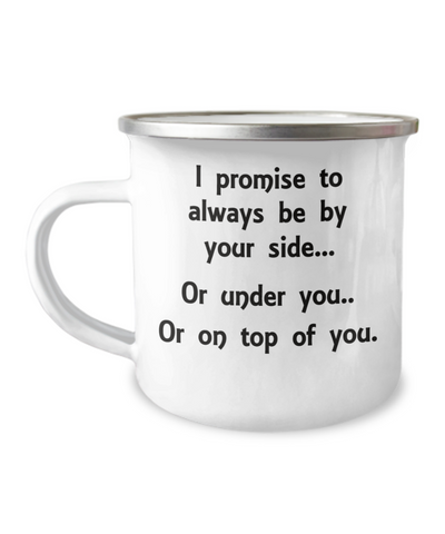 Camper Mug-Sensual Thoughts, Great Gift For Couples, Camping Is Fun, Witty Camper Mug, Sexy Mug For Spouse