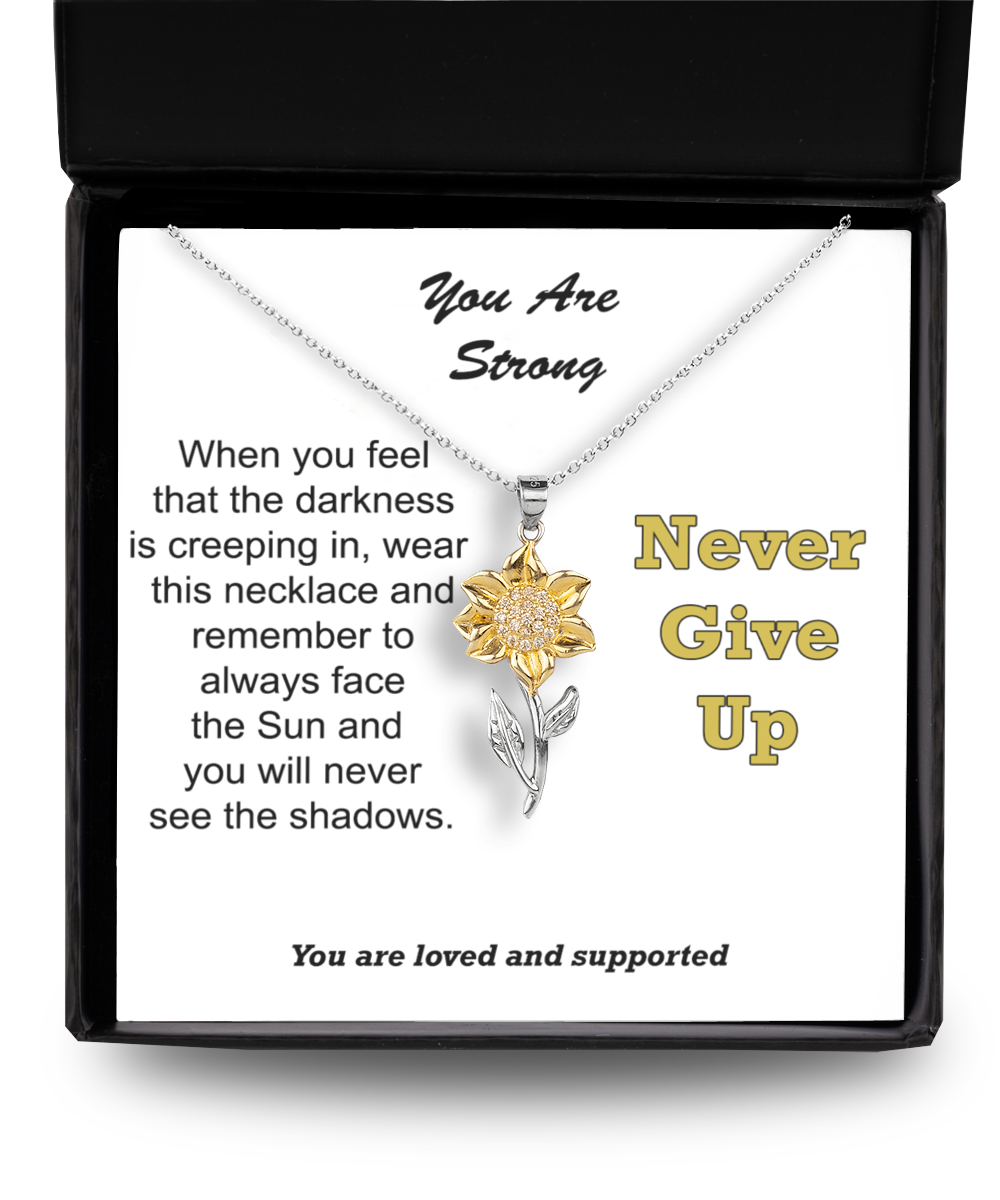 Encouragement Gift, Sympathy Gift Necklace, Uplifting Gifts For Women, Illness, Cancer, Chemo, Sickness, Miscarriage, Empathy, Divorce