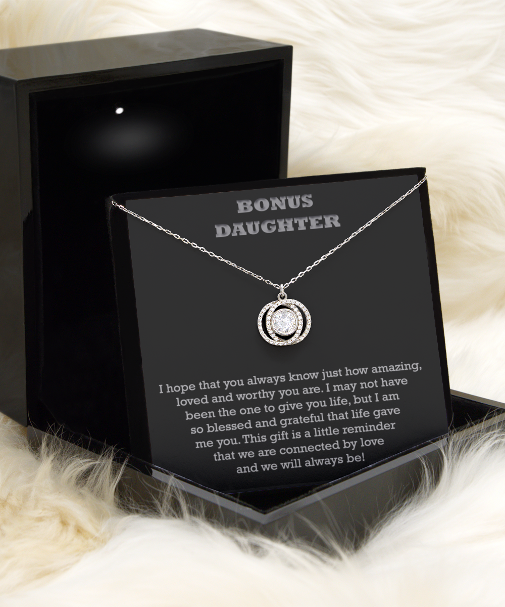 Daughter In Law Gift, Bonus Daughter Necklace, Stepdaughter Foster Daughter, Adoption Gift