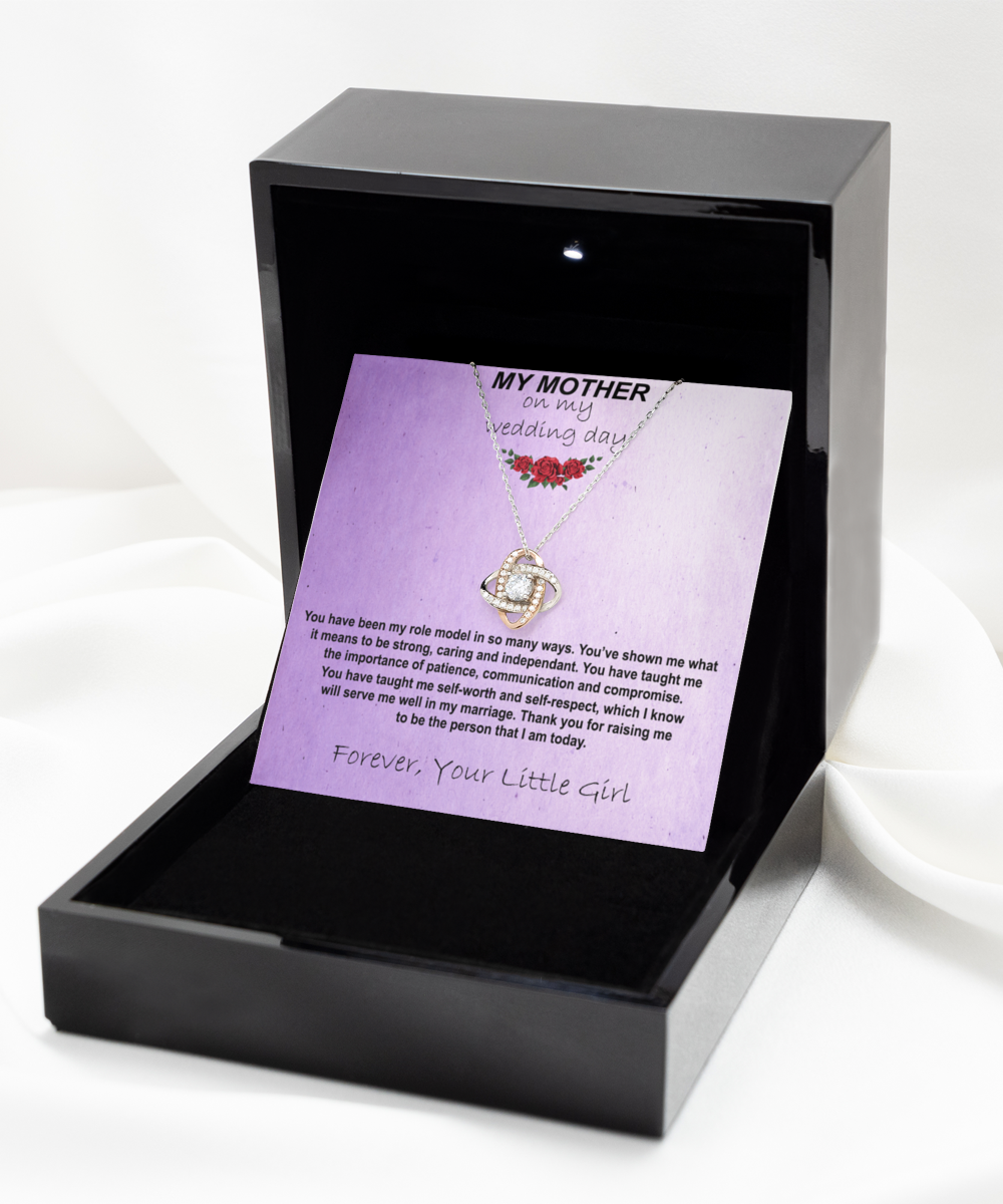 To My Mom On My Wedding day, Bride Mother Gift, Gift For The Mom, Mother Of The Bride, Gift From Daughter, Wedding Jewelry