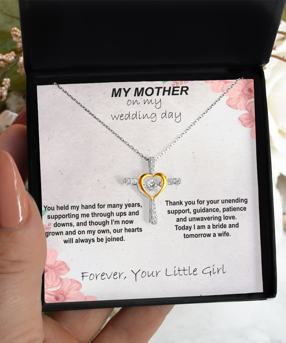 To My Mother On My Wedding Day, Bride Mom Gift, For Mother Of The Bride, Gift From Bride, Gift From Daughter, Wedding Jewelry