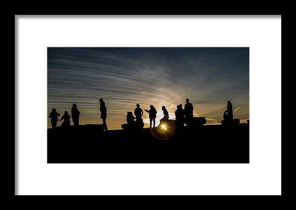 Sunset Silhouettes - Framed Print