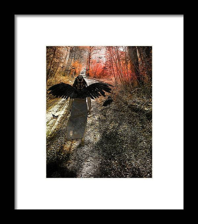 The Raven Queen - Framed Print